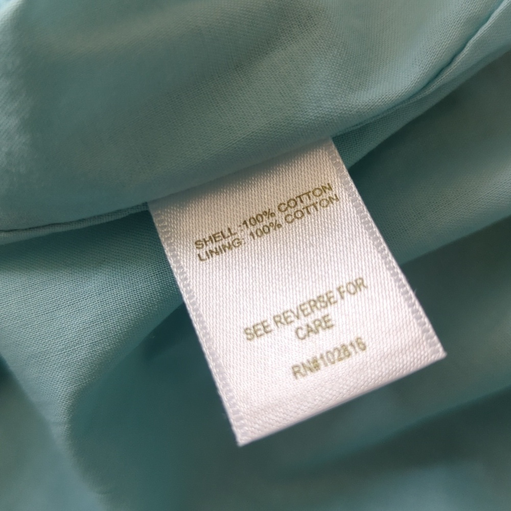 Garnet Hill Aqua and Lime Dress - Picture 7 of 7